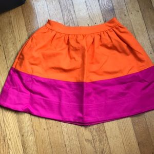 Kate spade two toned twirl skirt